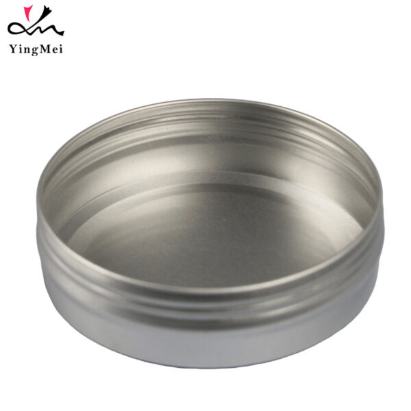 100ml Silver Aluminum Cans Screw Top Metal Lid Containers
