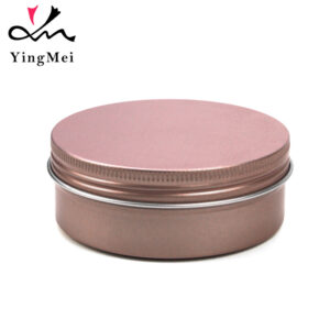 Rose Gold 120ml 4oz Aluminum Tin Can with Screw Cap