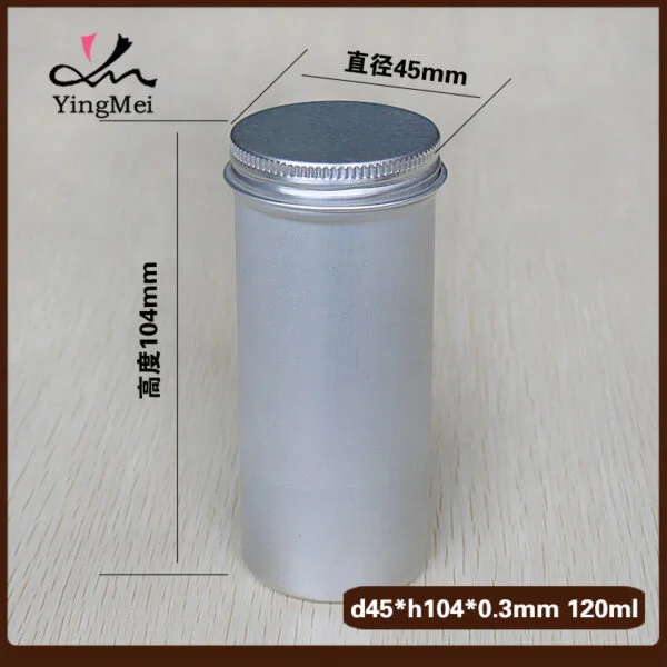 120ml Aluminum Jar Containers