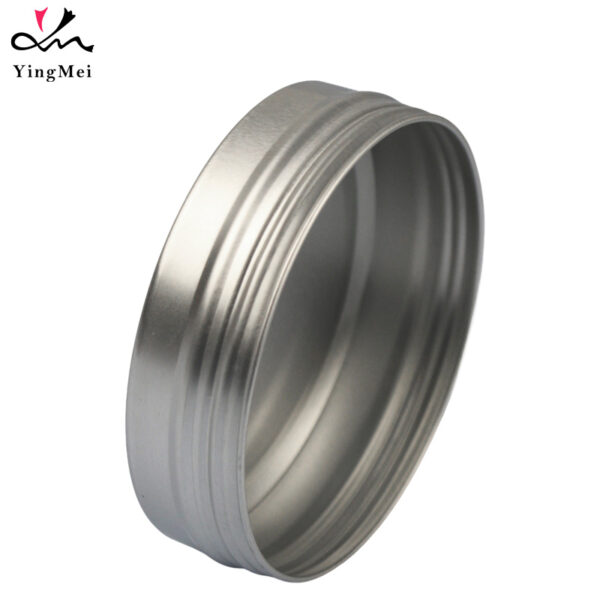 100ml Silver Aluminum Cans Screw Top Metal Lid Containers