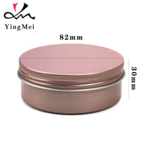Rose Gold 120ml 4oz Aluminum Tin Can with Screw Cap