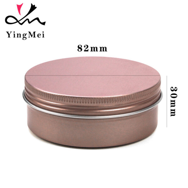Rose Gold 120ml 4oz Aluminum Tin Can with Screw Cap