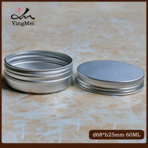 2oz Round Screw Top Aluminum Tins