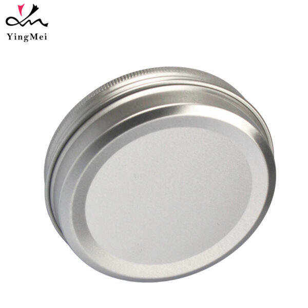 100ml Silver Aluminum Cans Screw Top Metal Lid Containers