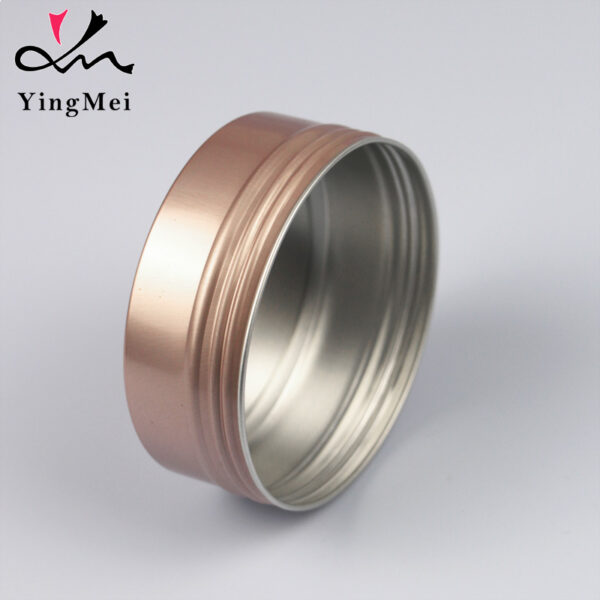 Rose Gold 120ml 4oz Aluminum Tin Can with Screw Cap