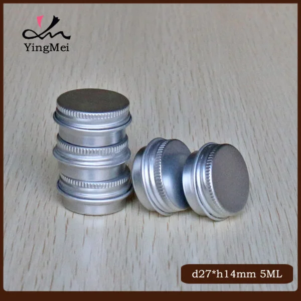 5ml small aluminum jars