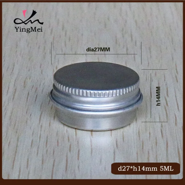 5ml small aluminum jars