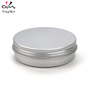 100ml Silver Aluminum Cans Screw Top Metal Lid Containers