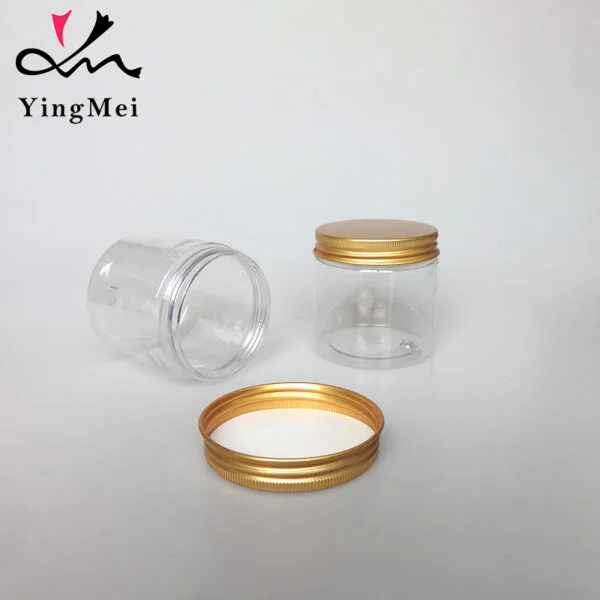 BPA Free Clear PET Plastic Jars