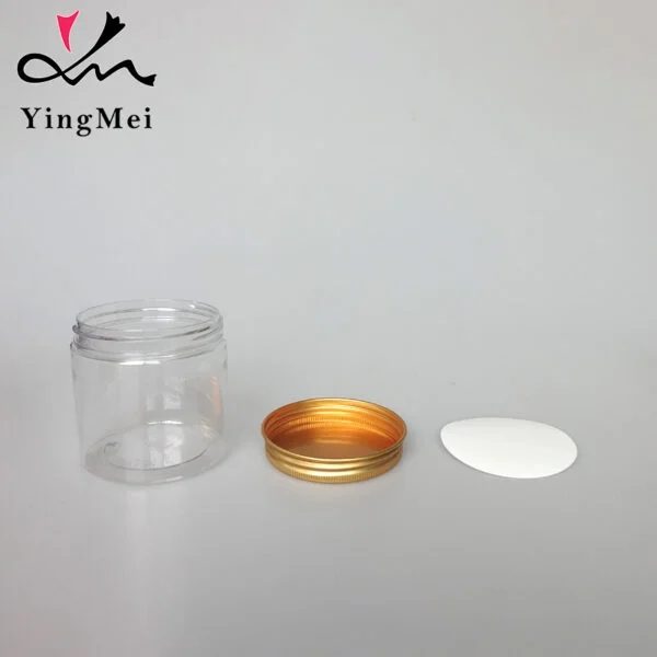 BPA Free Clear PET Plastic Jars