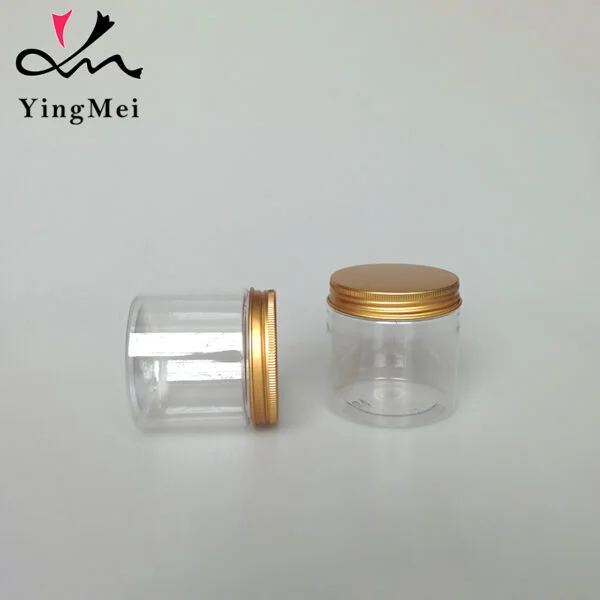 BPA Free Clear PET Plastic Jars