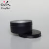300ml 10oz Black Aluminum Round Tin Container with Screw Lid - Image 6