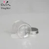 Clear Plastic Bottle with Aluminum Lid