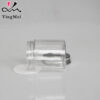 80ml Clear Plastic PET Bottle Container Jar with Aluminum Lid - Image 4