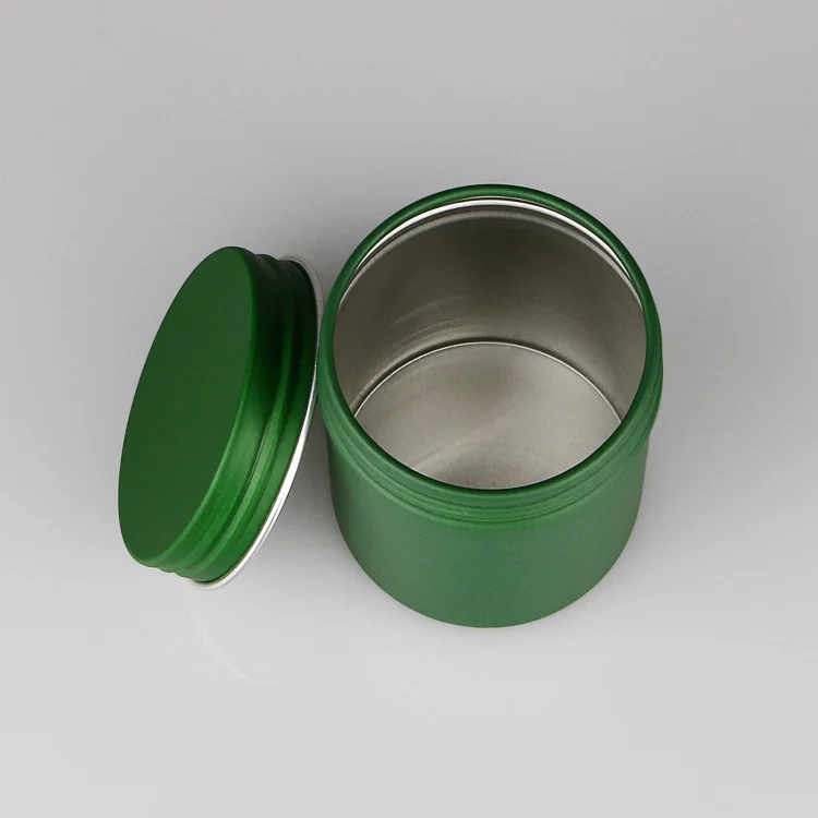 Custom 80ml Screw Top Round Aluminum Jars Metal Tin Cans - 이미지 4