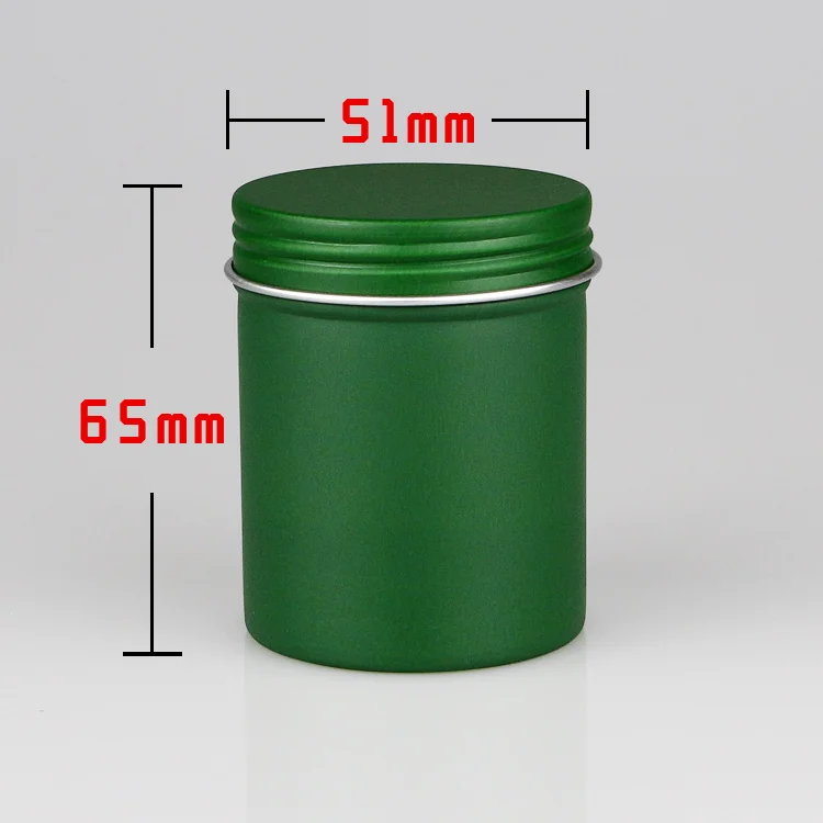 Custom 80ml Screw Top Round Aluminum Jars Metal Tin Cans - 이미지 6