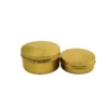 Gold Aluminum Jar