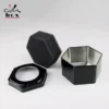 Hexagon Black Metal Tin