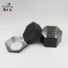Hexagon Black Metal Tin