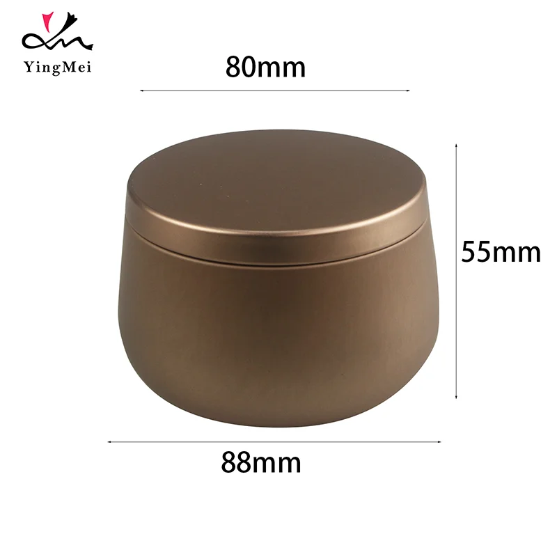 Ovale Aluminium Dosen Gläser Behälter