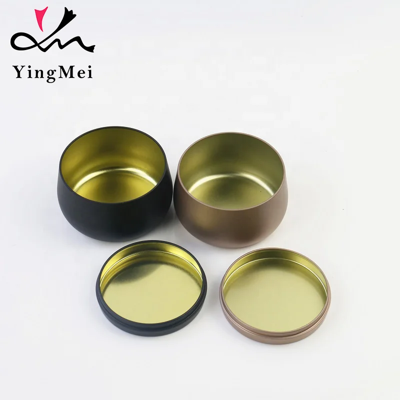 Ovale Aluminium Dosen Gläser Behälter