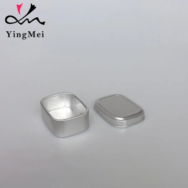 Square Aluminium Jars Boxes