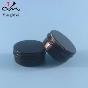 black Aluminium Jar