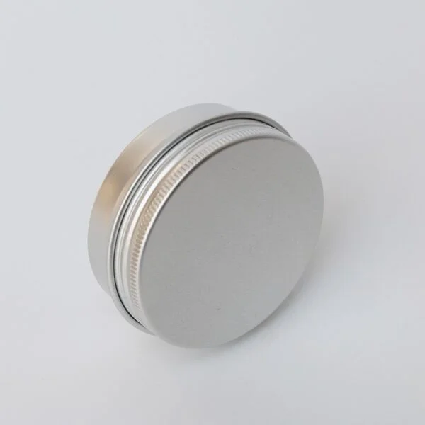 Silver Aluminium Jar