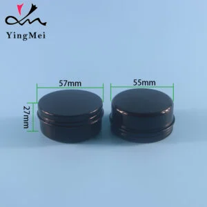 black Aluminium Jar