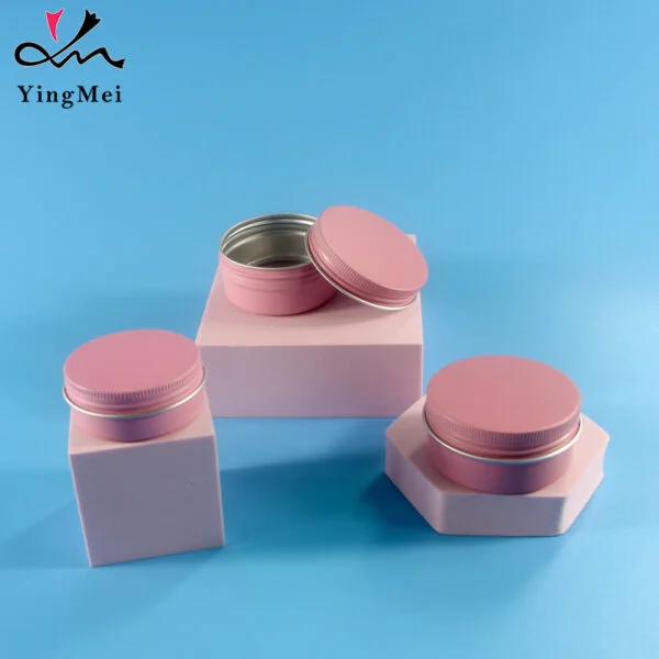 50ml Purple Pink Aluminum Tin Jar