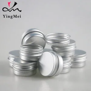 5g Round Silver Aluminum cans