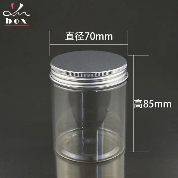 PET Plastic Cosmetic Cream Jar