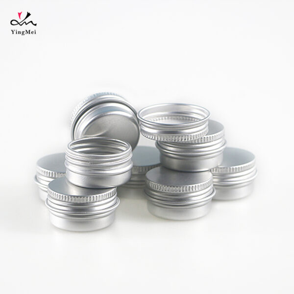 5g Round Silver Aluminum cans