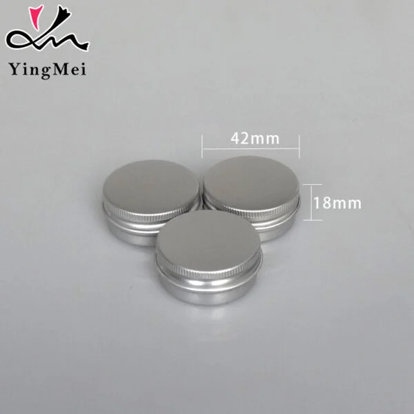 Silver Aluminum Tin Box