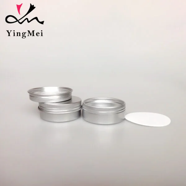 Screw Top Aluminum Tin Jar