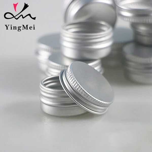 5g Round Silver Aluminum cans