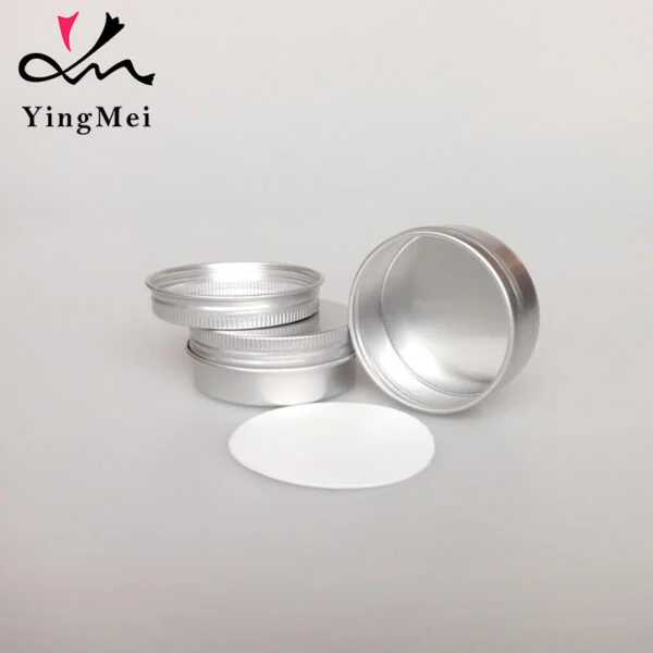 Screw Top Aluminum Tin Jar