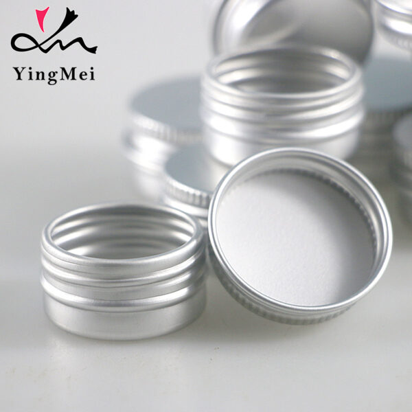 5g Round Silver Aluminum cans