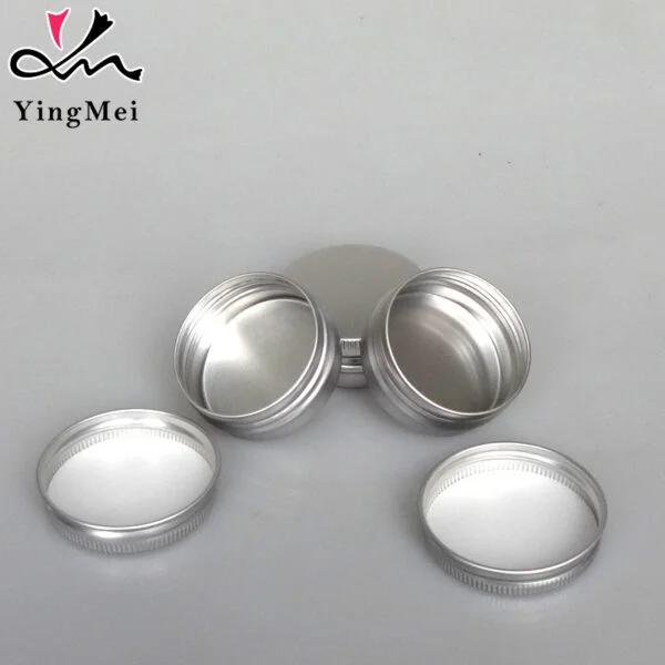 Silver Aluminum Tin Box