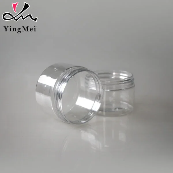 Clear Bottle PET plastic Jar