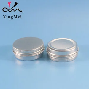 Empty Metal Cans, aluminum jar, aluminum wax tins