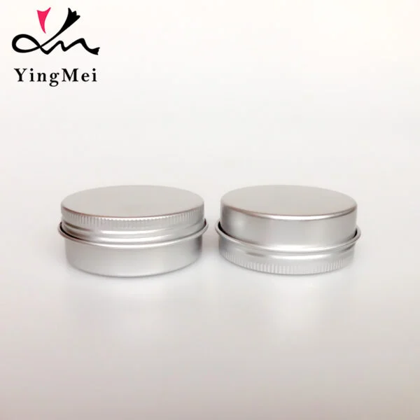 Screw Top Aluminum Tin Jar