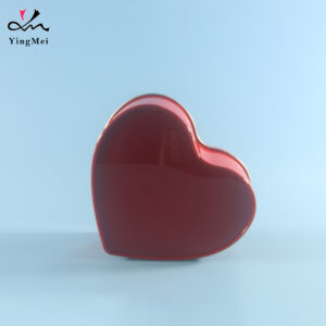 heart shaped gift tin box