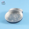 aluminum frosted black jar