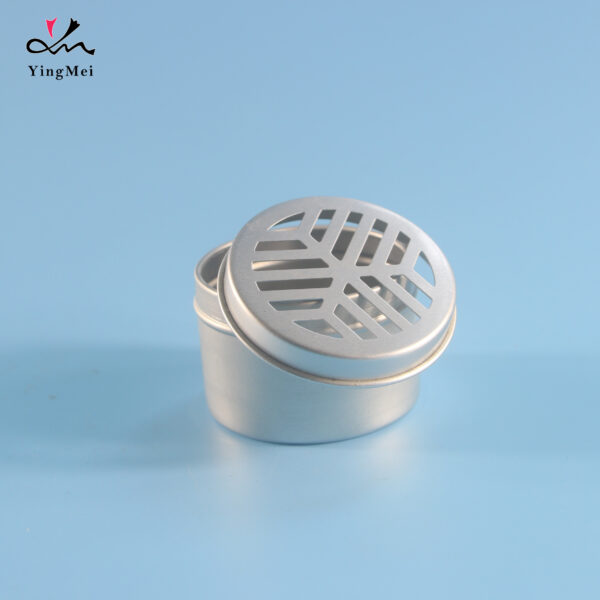 hollow out aluminum jar for air freshener