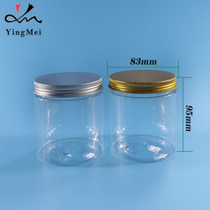 Transparent food jar