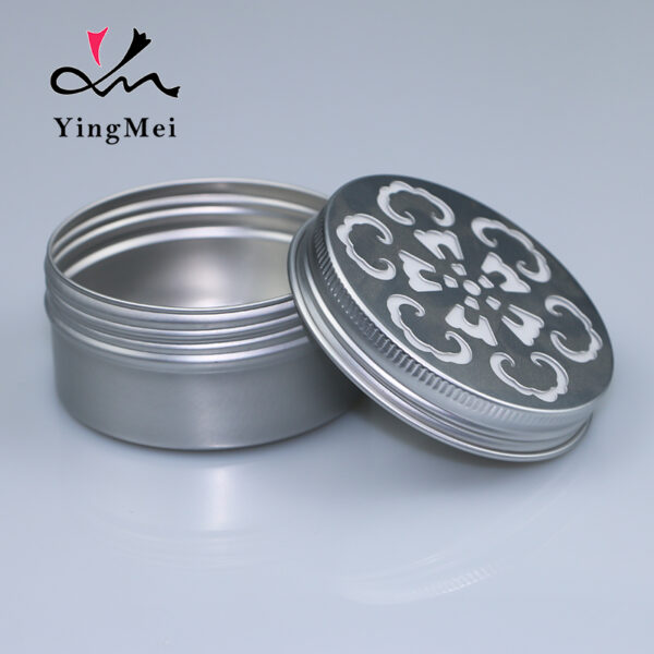 hollow out screw aluminum metal jar