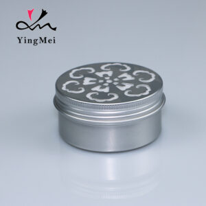 hollow out screw aluminum metal jar