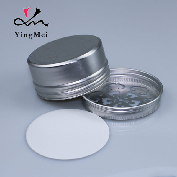 hollow out screw aluminum metal jar