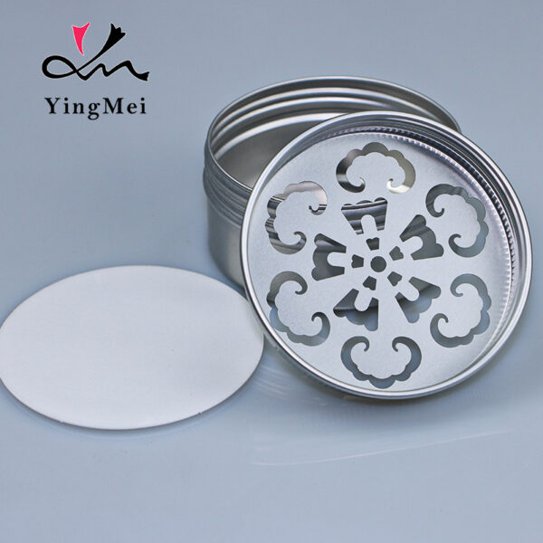 hollow out screw aluminum metal jar